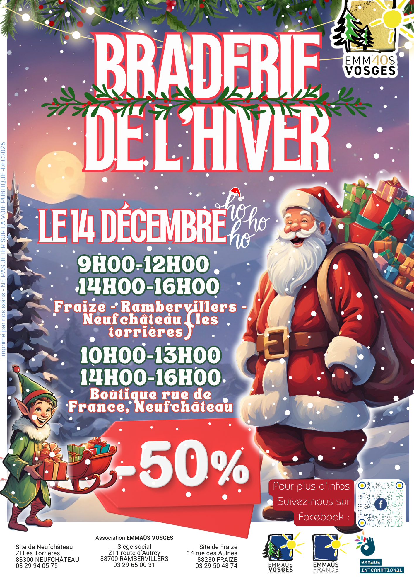 BRADERIE DE L’HIVER À FRAIZE